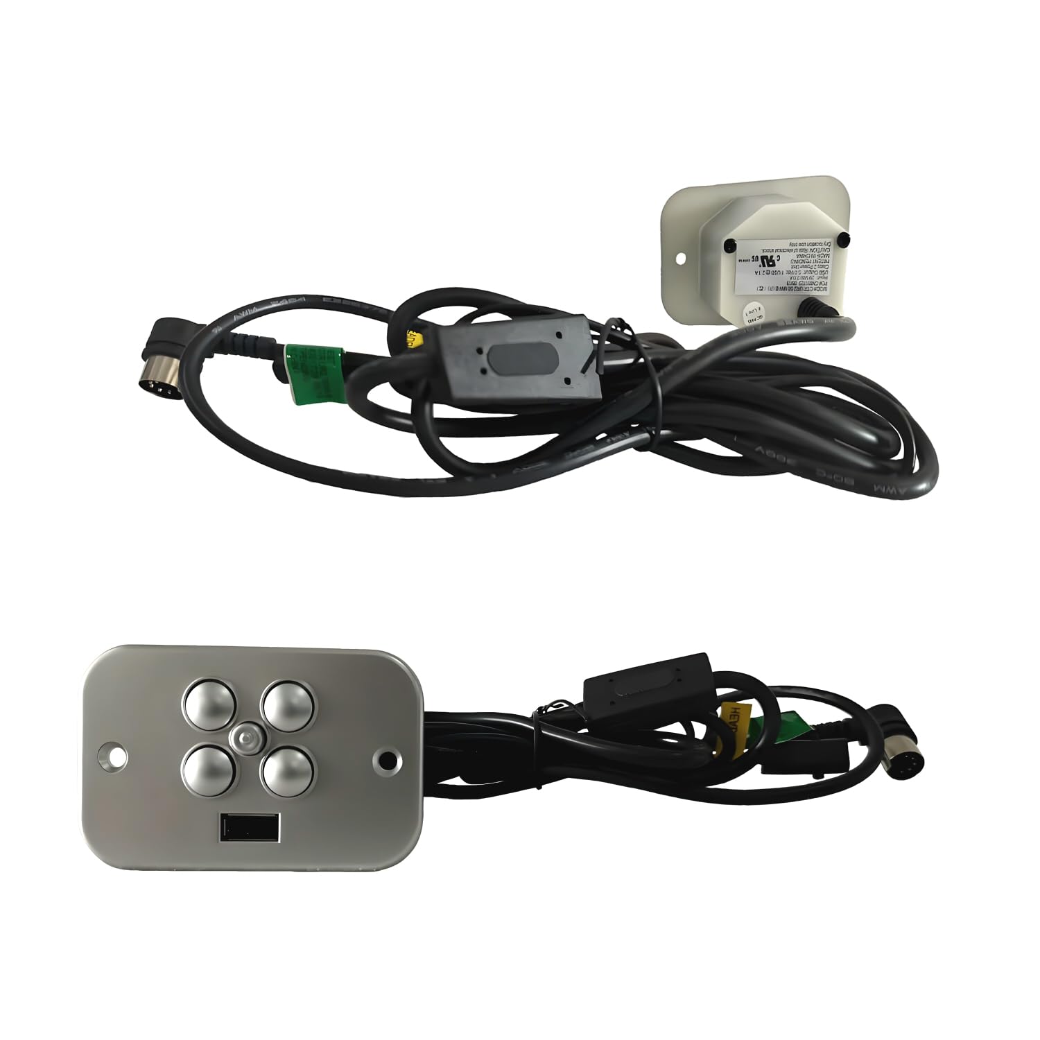 Ecdtrans Recliner Remote Replacement Lift Chair for Raffel Systems 5 Button 2 and 5 Pin Hand Control Model CTR UR2 08 MW BR Replacement with USB