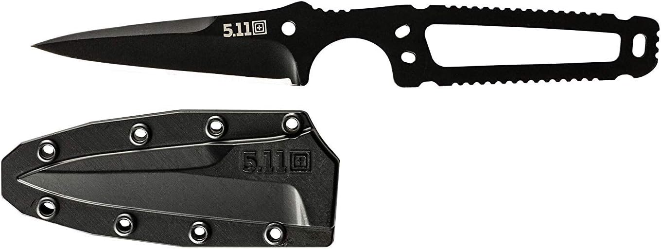 5.11Heron Tactical Multipurpose Outdoor Knife, Style 51146, Black