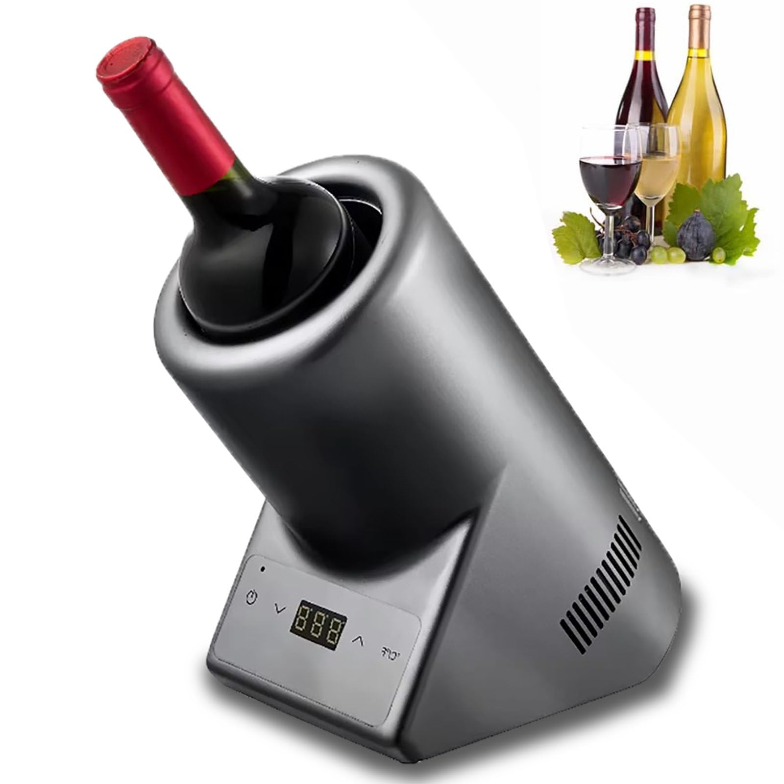 Wiederverwendbarer Weinflaschenkühler - Weinkühlerhülle für Flaschen in Standardgröße - Isolierter Weinflaschenkühler, um Wein Kalt zu Halten, für Weinliebhaber, Weinkühler,A