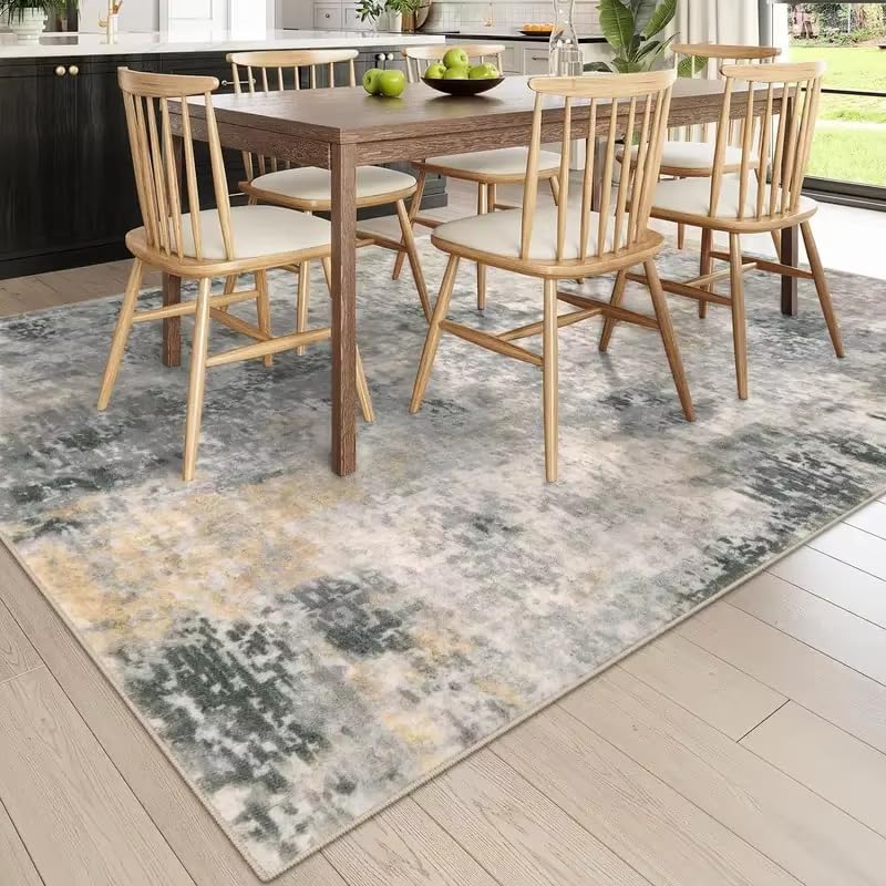 Tapis antidérapant et lavable grand format pour entrée et cuisine