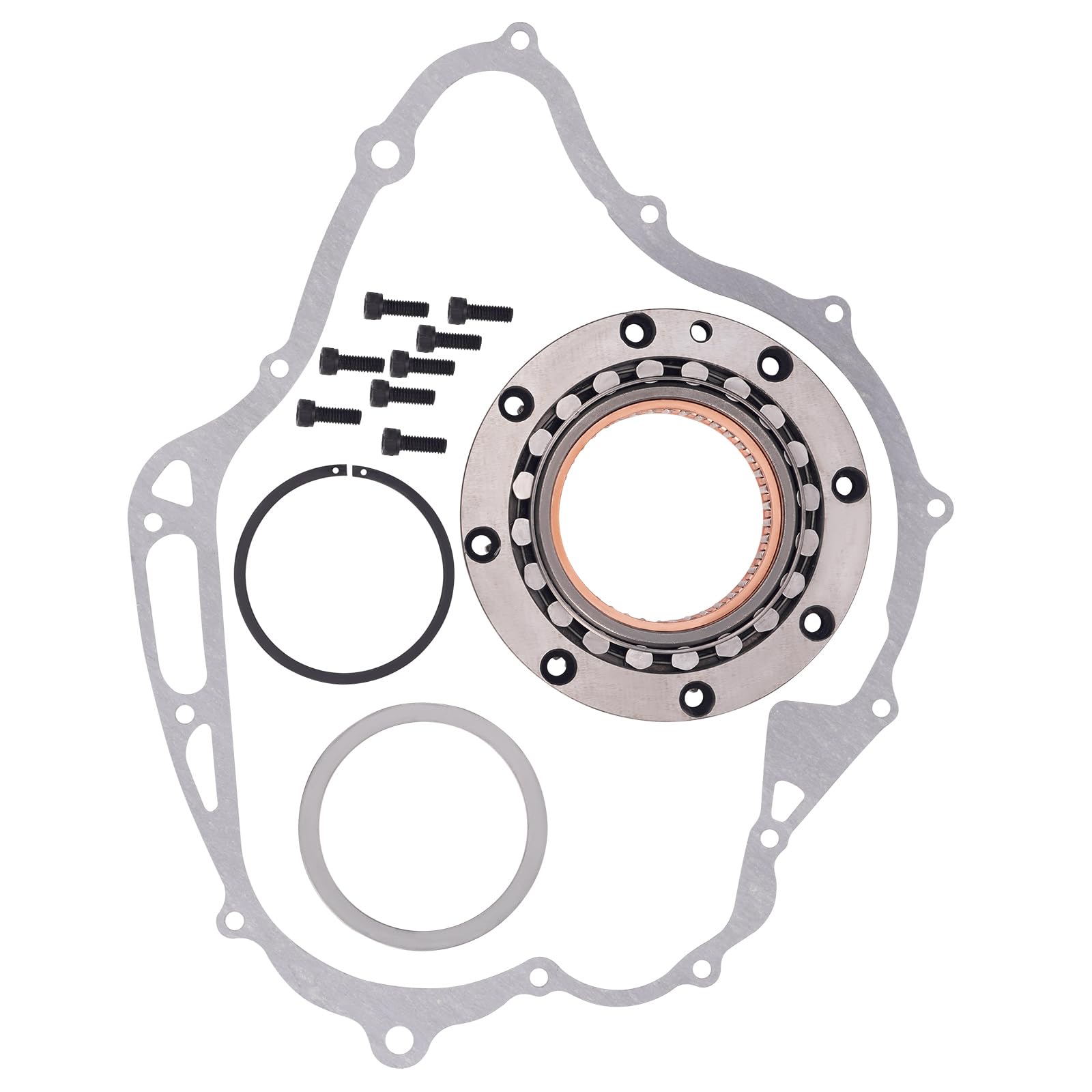 Road Passion Montaje del embrague & Motor Arranque Embrague Tapa Junta 5EL-15451-00-00 Compatible con YAMAHA V-star XVS1100 1999-2009/ XVS1100 Drag Star Classic 2000-2008