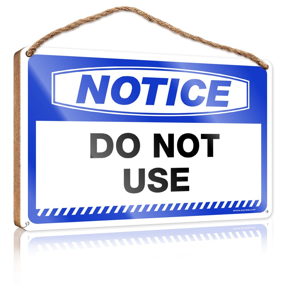 Bruntelo One Color Bathroom Signs For Door Notice Do Not Use Wooden Sign Coffee Bar Decor Bar Signs For Man Cave(23X35cm)