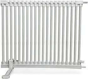 Grade Modular para Piscina e Jardim cuidado Infantil e Pet Alturas 60cm 80cm 100cm Espaçamento 1,5cm Entre Grades Segurança Externa Extensível e Resistente Grade de Proteção