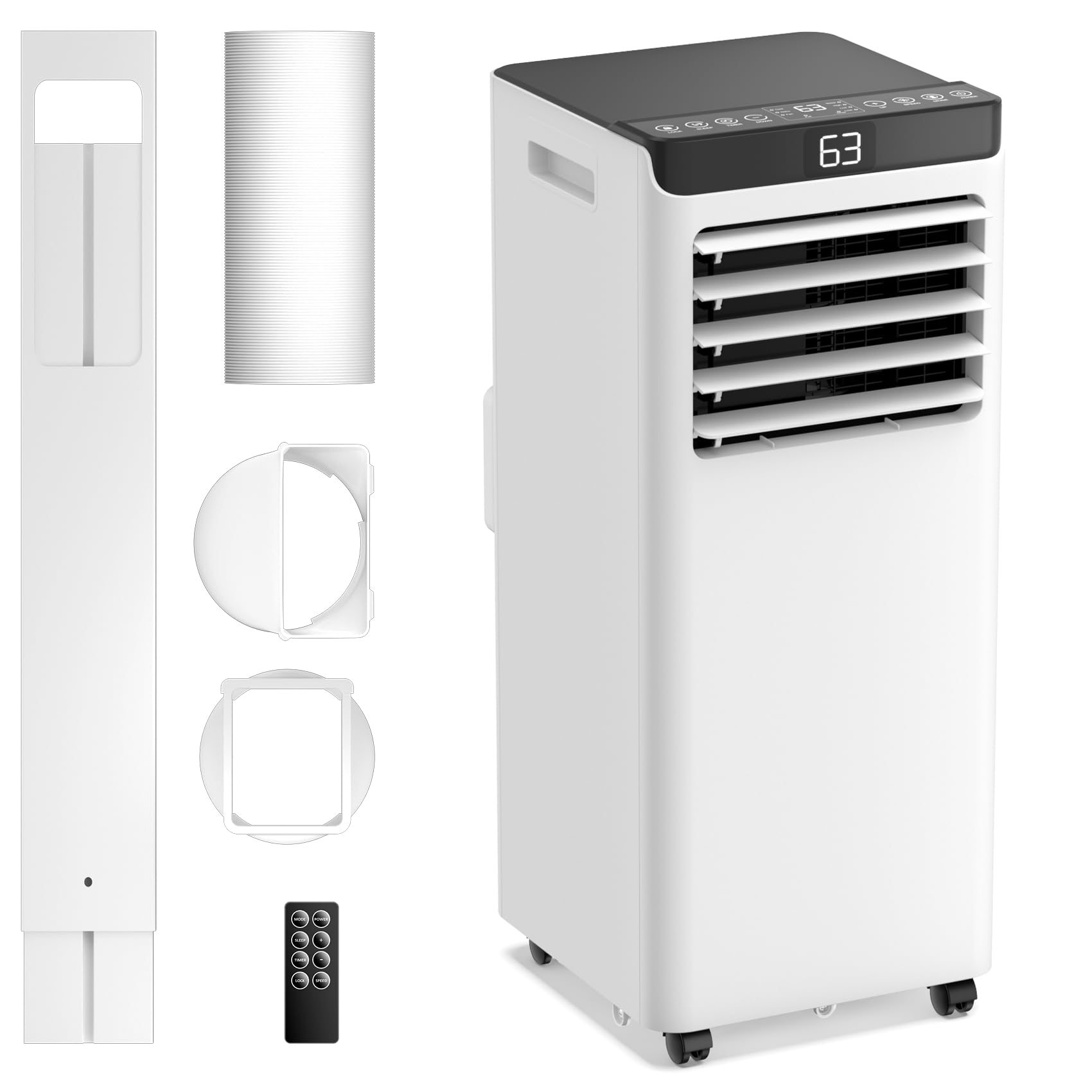 Portable Air Conditioners 10 000 BTU Air Conditioner Portable for Room up to 450 Sq Ft Portable AC