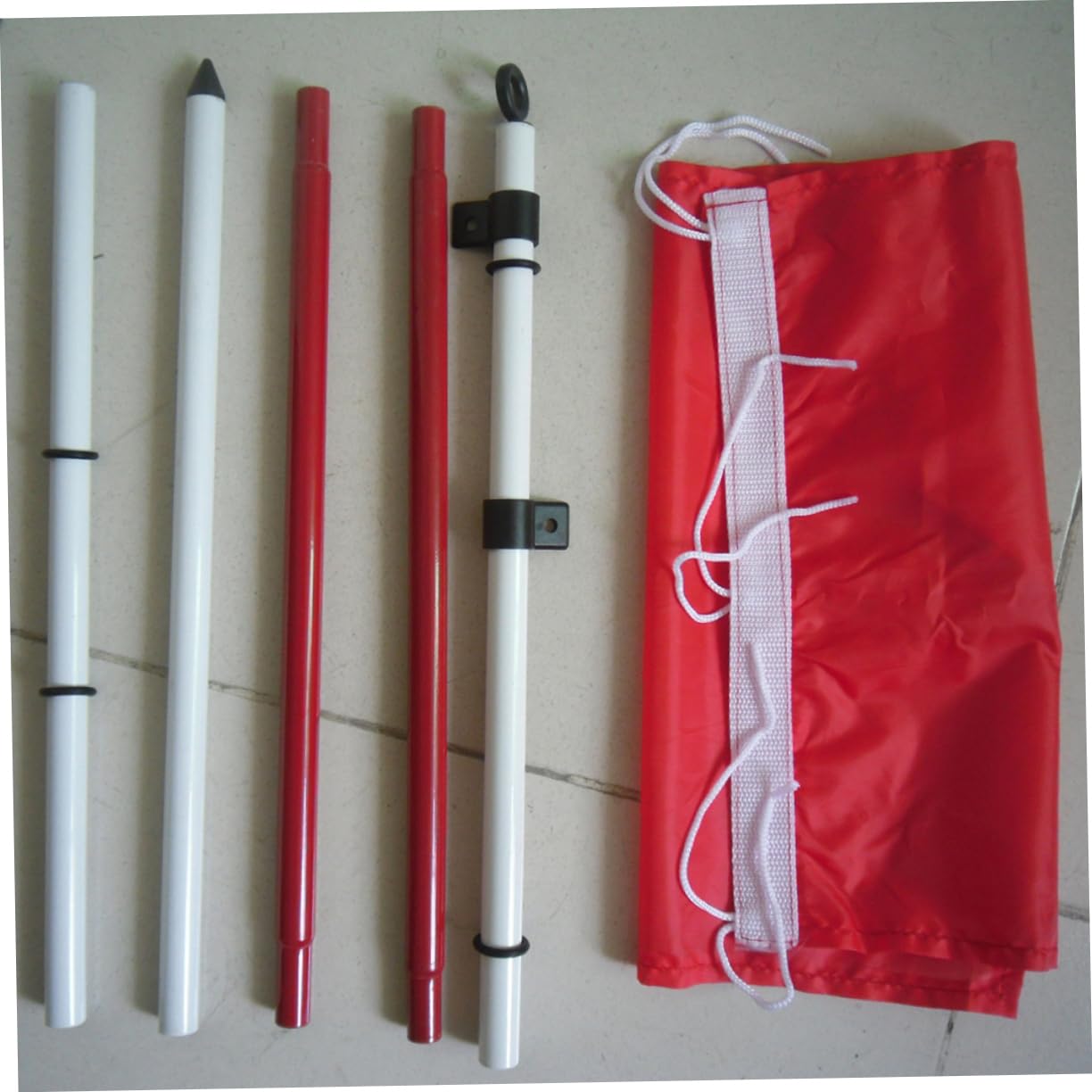 Asta de Bandera de 5 Secciones para Putting Green de Golf