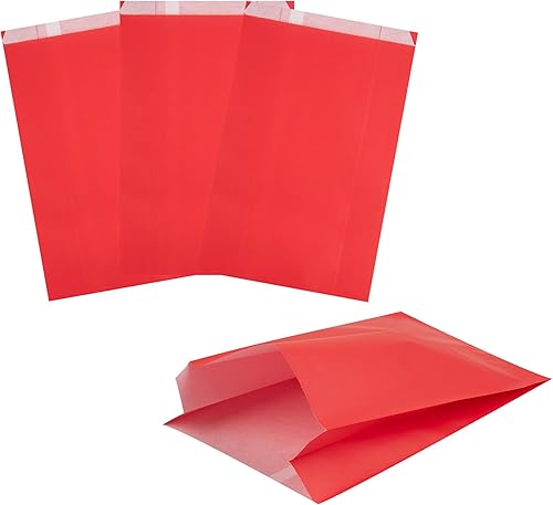 Miniatura 21 de Restaurantware -Bag Tek - Bolsas de aperitivos de 4.9 x 3 x 8.7 pulgadas, 100 bolsas de papas fritas a prueba de grasa, duraderas, bolsas de papel