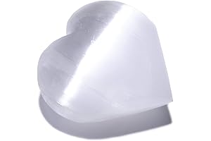 KALIFANO Heart Stone: Renew with the Power of Selenite