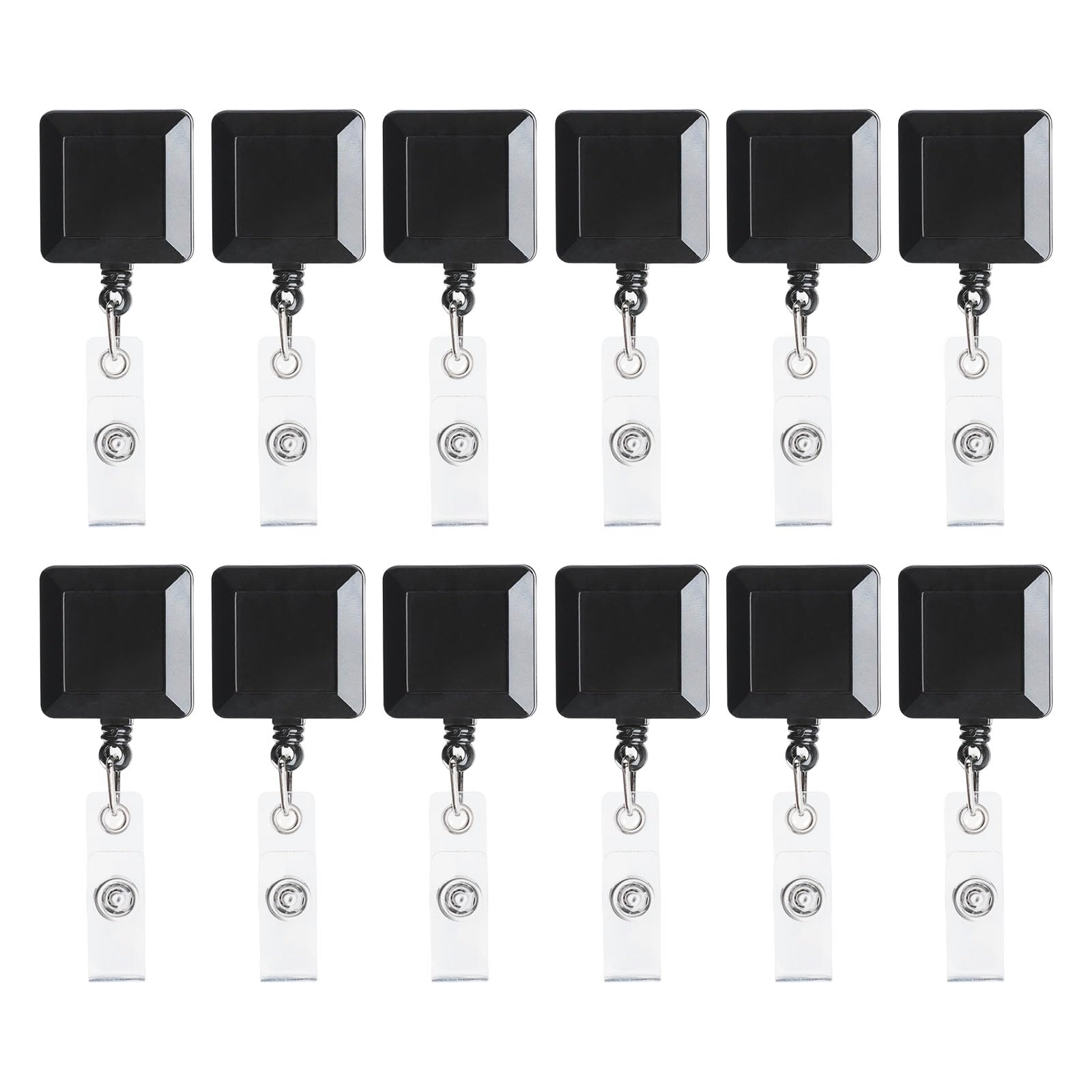 TFAOYS Portable Retractable Card Reel with Sturdy Materials for Daily Offices Wear Rotating Clip Symbol Owner