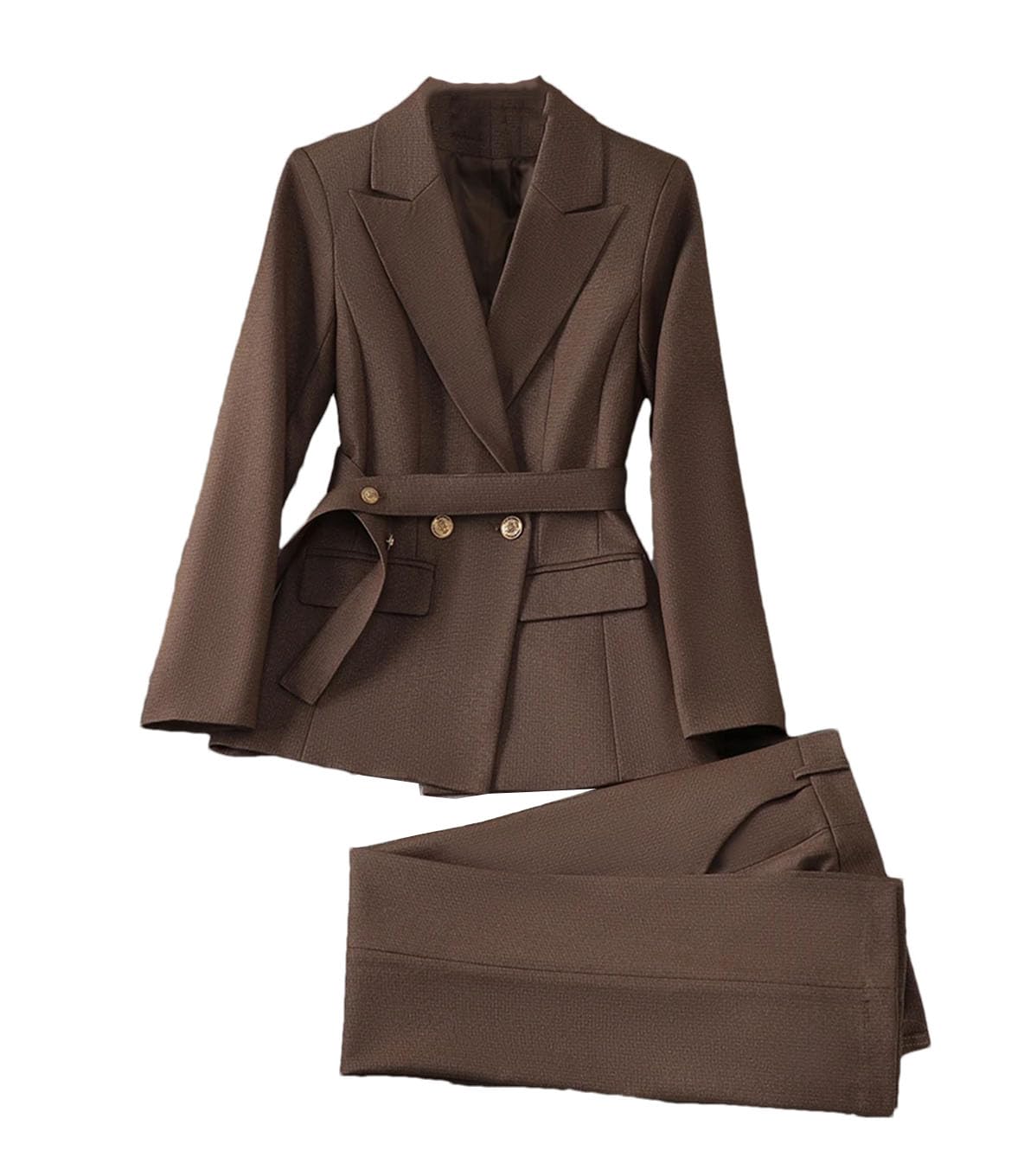 Abbigliamento da lavoro formale da donna Set da 2 pezzi giacca e pantaloni da donna per autunno inverno pantaloni da donna
