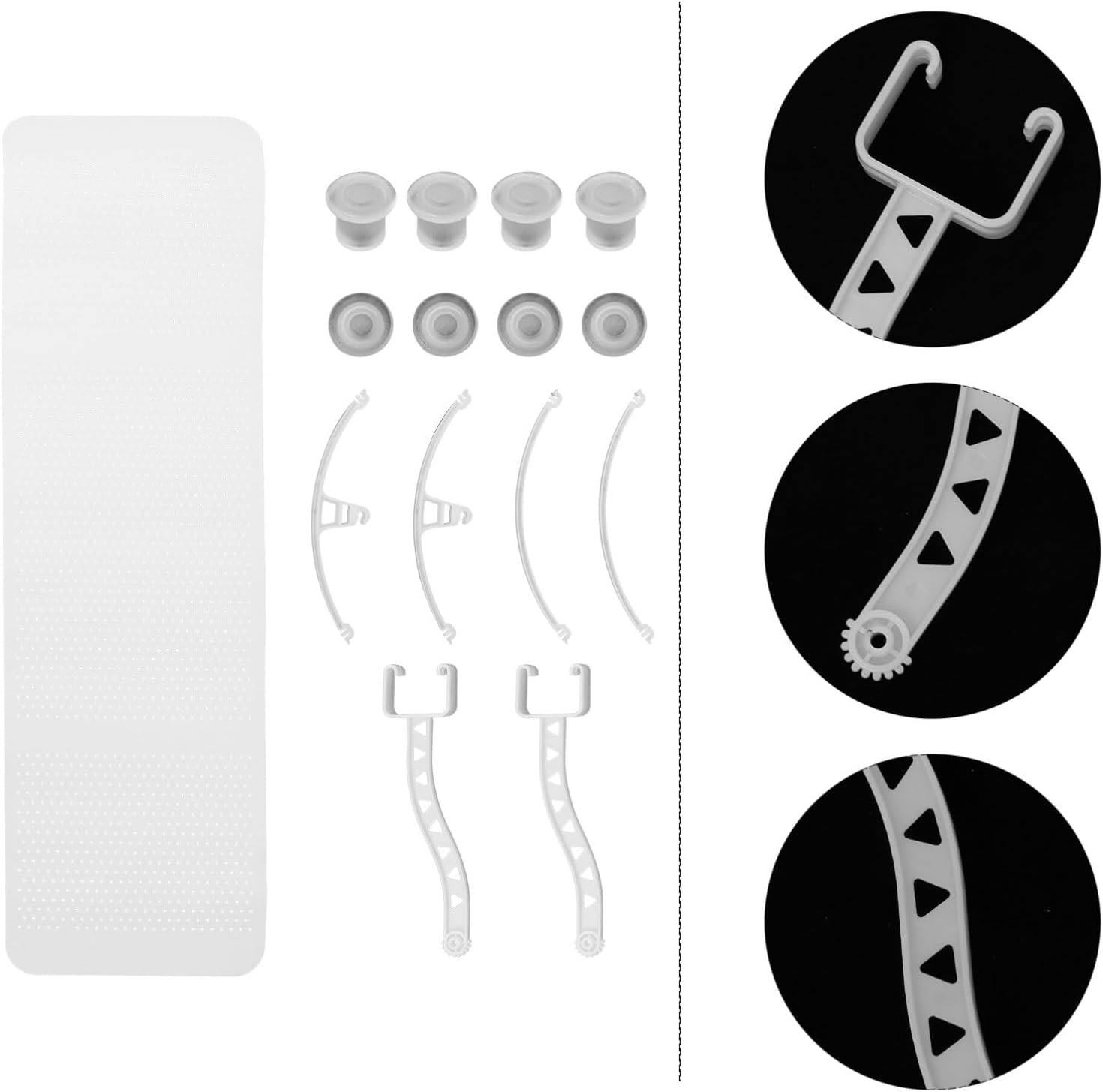 Angoily 7 Sets Air Conditioning Vent Accessory Directional Deflector No Punching Strong Easy to Install