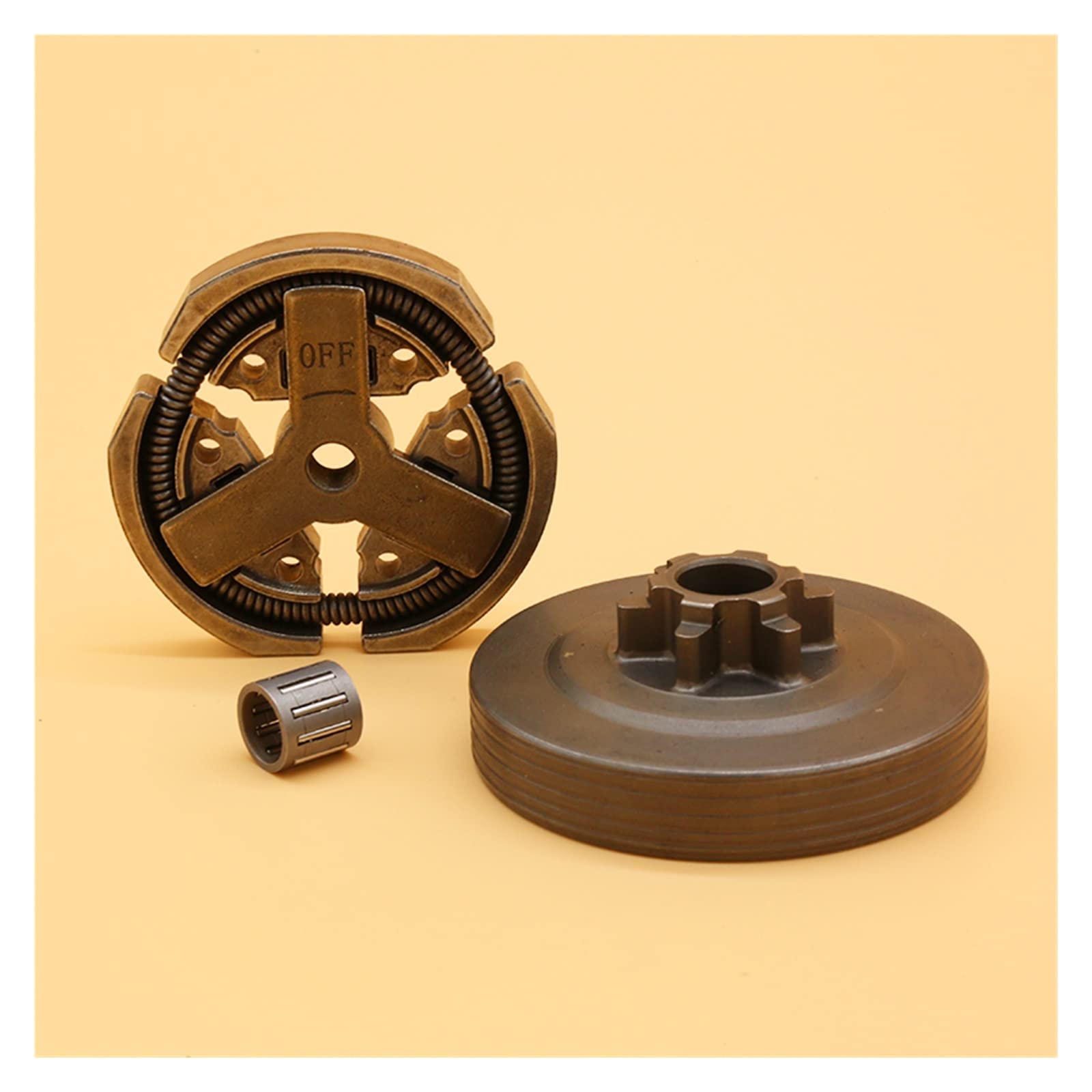 ZEKICE Tambor de Embrague 3/8 y Embrague y cojinete de Agujas Compatible con Motosierra 3800 38CC repuestos