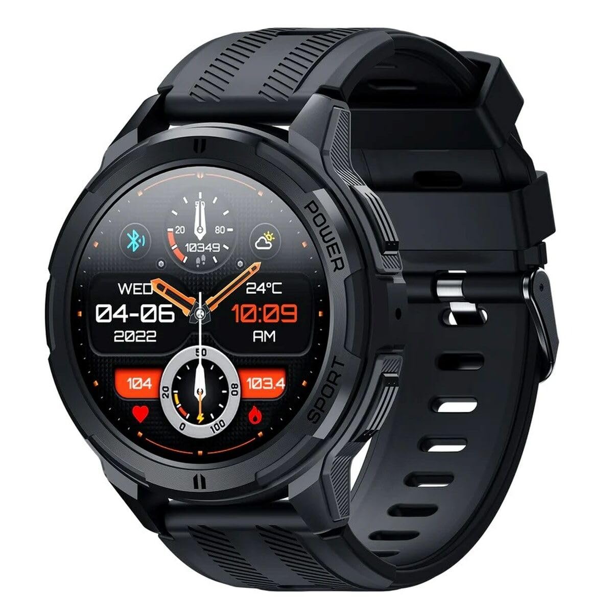 OUKITEL Smartwatch BT10-BK/OL Nero Multicolore