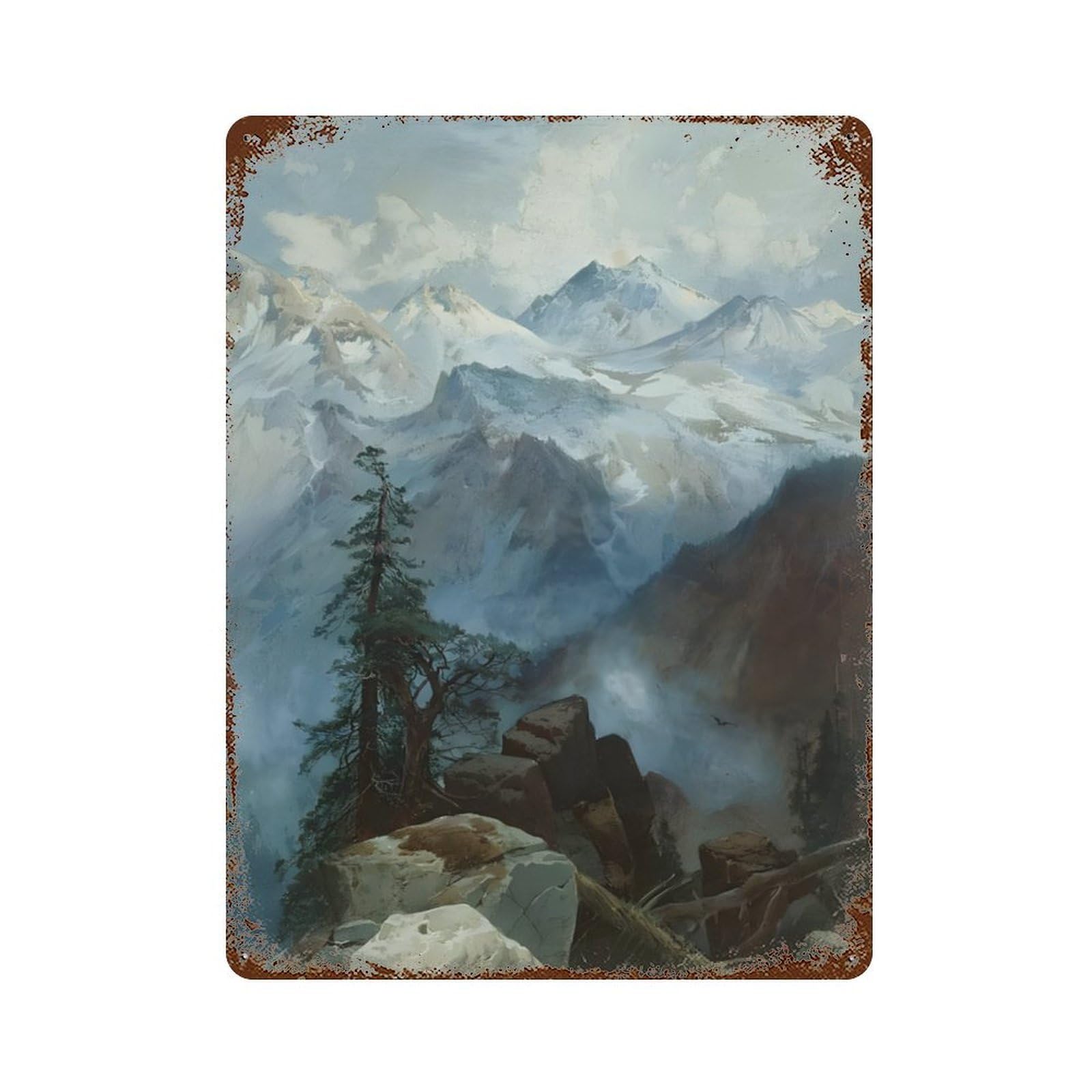 xiaoxiaoshen Thomas Moran (9) Wall Decor Art Metal Tin Poster Modern Home Decor Art Home Bar Shop Decorations Vintage Sign 40x30cm