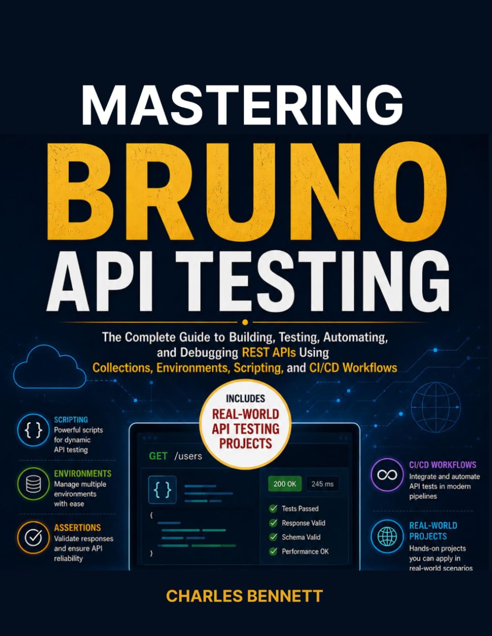 Mastering Bruno API Testing: The Complete Guide to Building, Testing, Automating, and Debugging REST APIs Using Collections, Environments, Scripting, and CI/CD Workflows