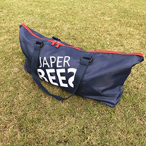 JaperBees Ladder Ball Toss for Outdoor Lawn Game with Heavy Duty Structure and Fasion Carrying Bag (Premium)