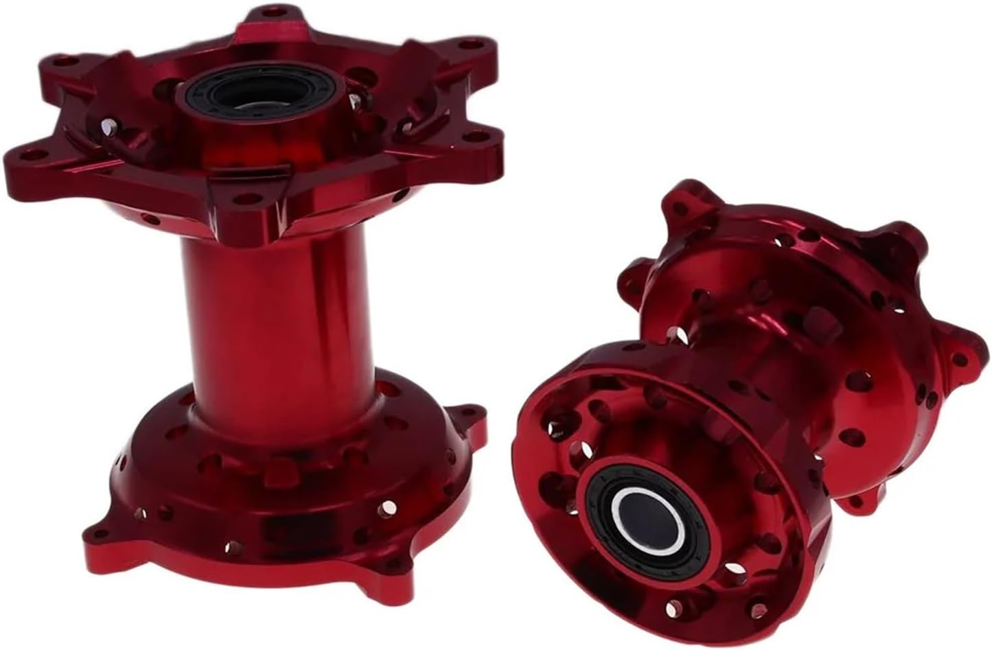Motorcycle CNC Front and Rear Wheel Hub Compatible with CR125 CR250 CRF250R CRF450R CRF450X CRF250X Models 00 01-14