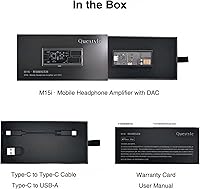 Vista 7 de Amplificador de Auriculares Questyle M15i [Certificado MFi] Portátil USB C DAC Amps con Salidas Duales de 4.4mm/3.5mm Soporta Audio PCM