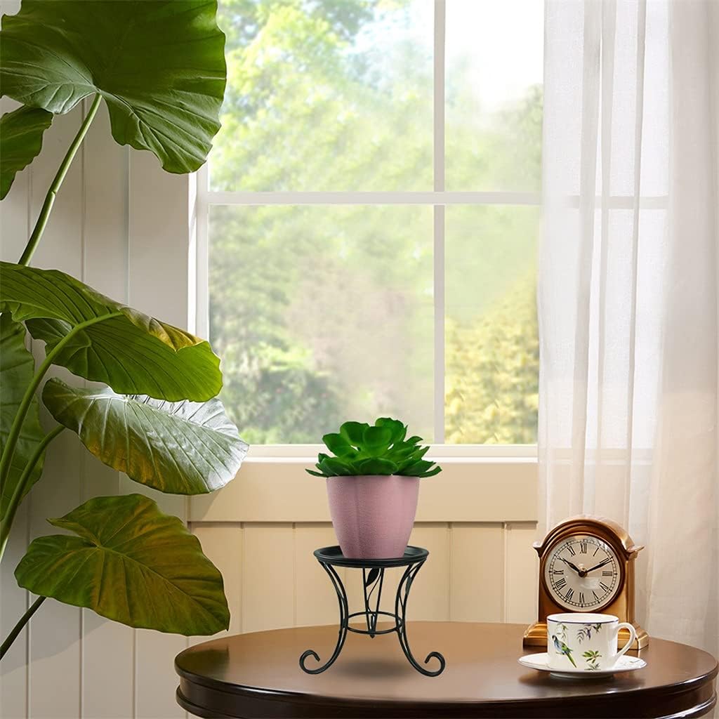 Bracket Indoor Desktop Plant Mini Bracket Portable Flower Pot Rack Shelf Desktop Iron Candle Holder