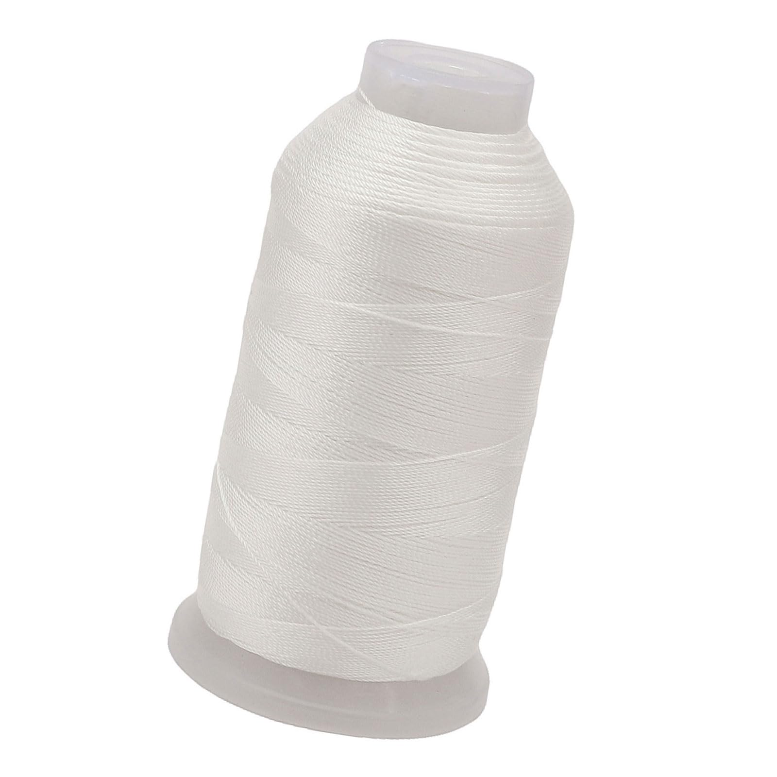 Braiding Cord White Nylon Craft Cord Weaving String for Jewelry Crafting Clothing Repair and Tassels Making Safe Craft Thread
