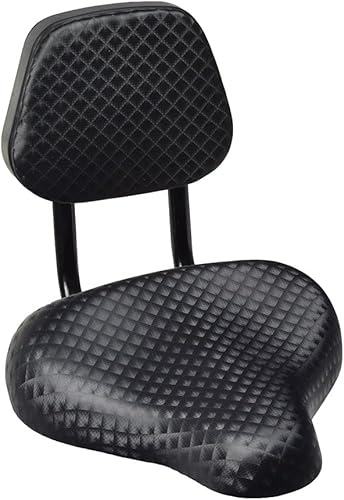 Monster Motion Asiento de sillín de bicicleta con respaldo