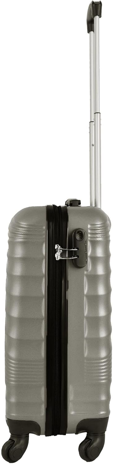 WELL HOME MOBILIARIO & DECORACIÓN Plain Hard Case Sets, Silver, Nude