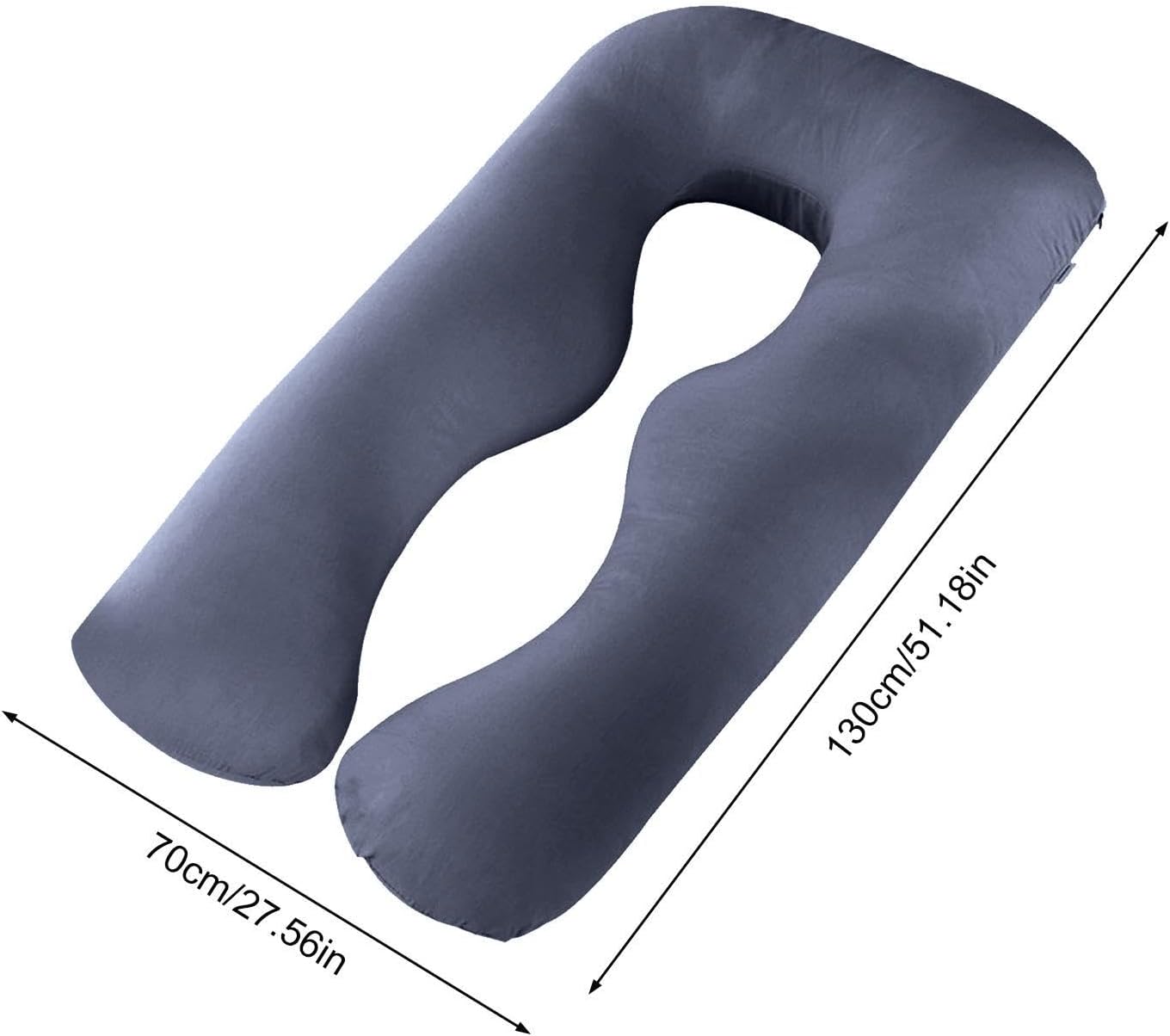 Full Body Pillow - Auraform Body Pillow | Side Sleeper U-Shape Maternity Pillow | Pregnancy Sleep Pillow | Flexible Pregnancy Pillow for Lactation | Sleeping | Removable Support Pillow for Relaxing