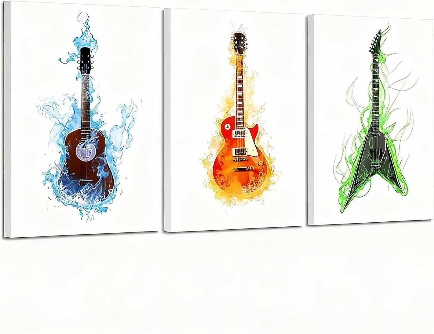 TLZKHTS Blue Lavender with Kitchenware Wood Spoons Fork Kitchen Wall Art Framed Kitchen Canvas Poster Artwork for Dining Room Restaurant (T-3,18.00L X12.00W X3Pcs,Framed)