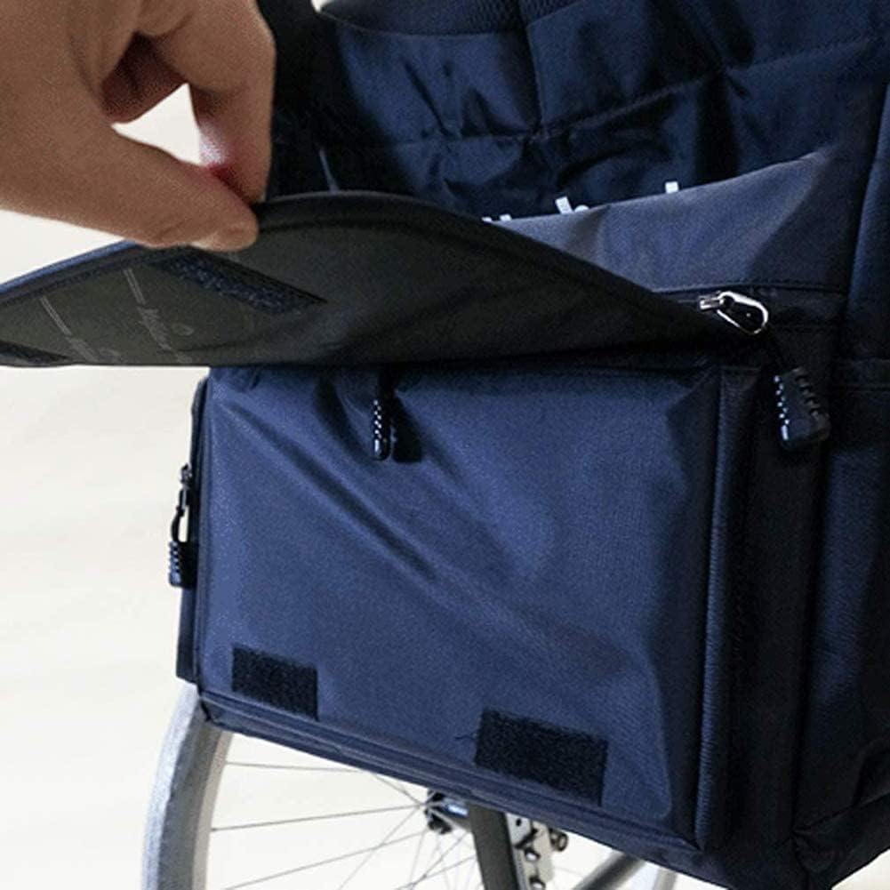 Bolsa para silla de ruedas, bolsa para silla de ruedas, impermeable, grande, accesorios para silla de ruedas, bolsas para colgar en la espalda y mochila para silla de ruedas, bolsa de almacenamiento