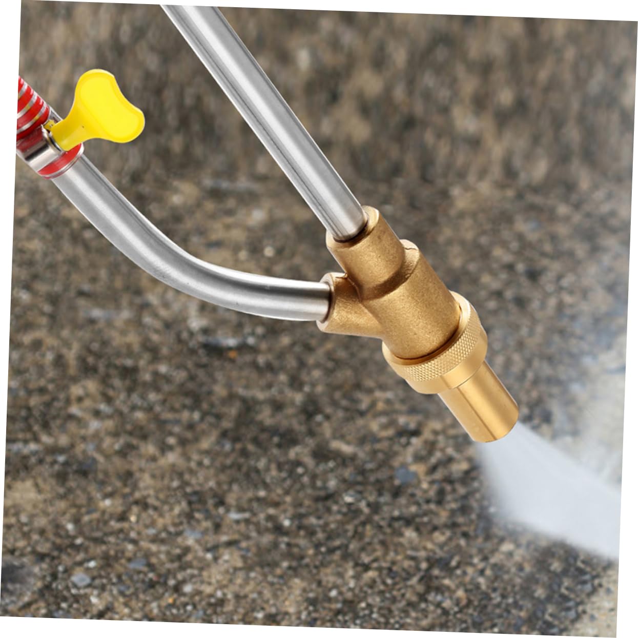 Sandstrahlwerkzeug mit 1/4 Adapter aus Edelstahl und Kupfer