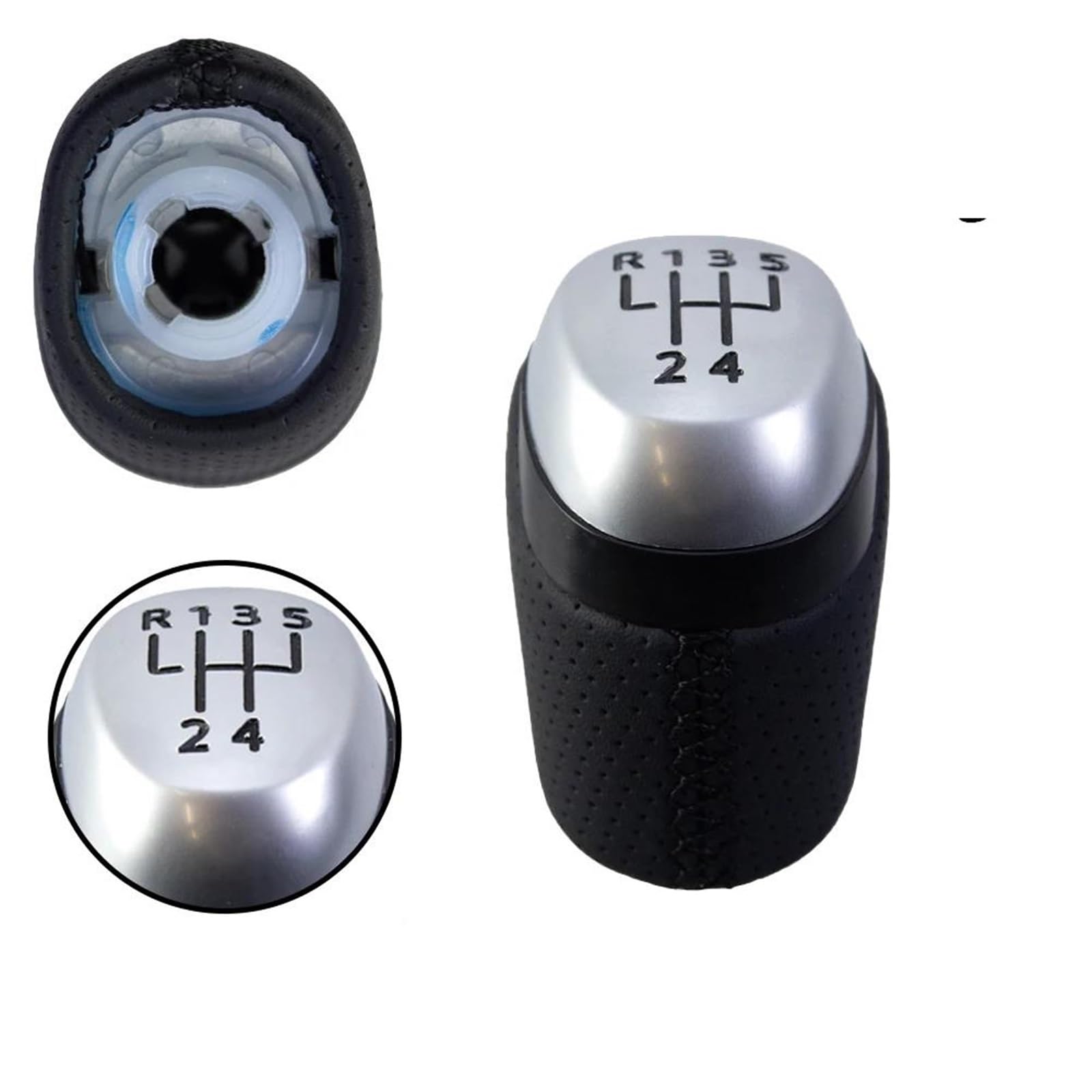 Szsun Black For Talisman 2015-2022 5/6 Speed Shifter Lever Stick Handball 328654845R Car Gear Shift Knob(,5 Speed)