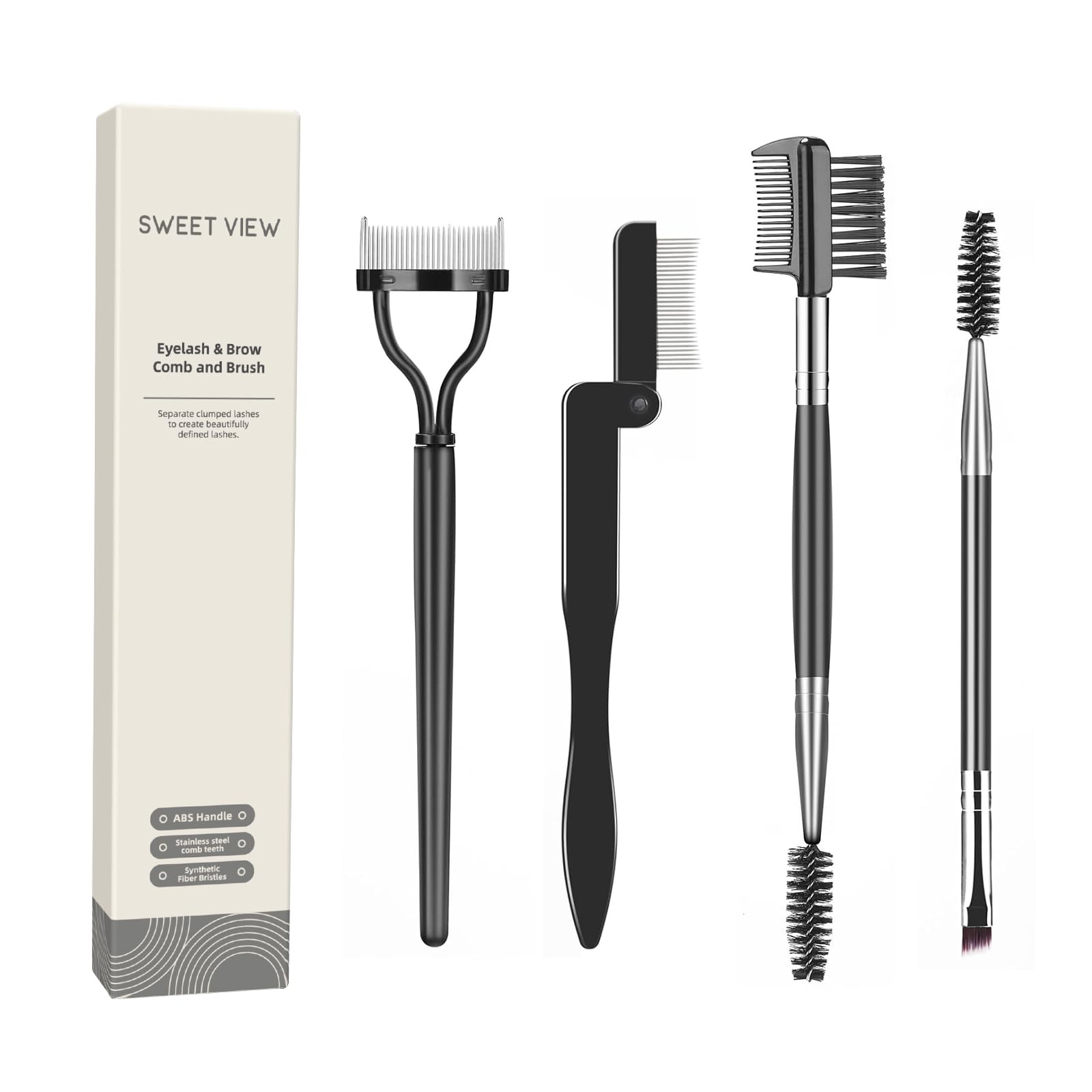 Amazon.com: SWEET VIEW Eyelash Comb Lash Separator Tool Brow Brush