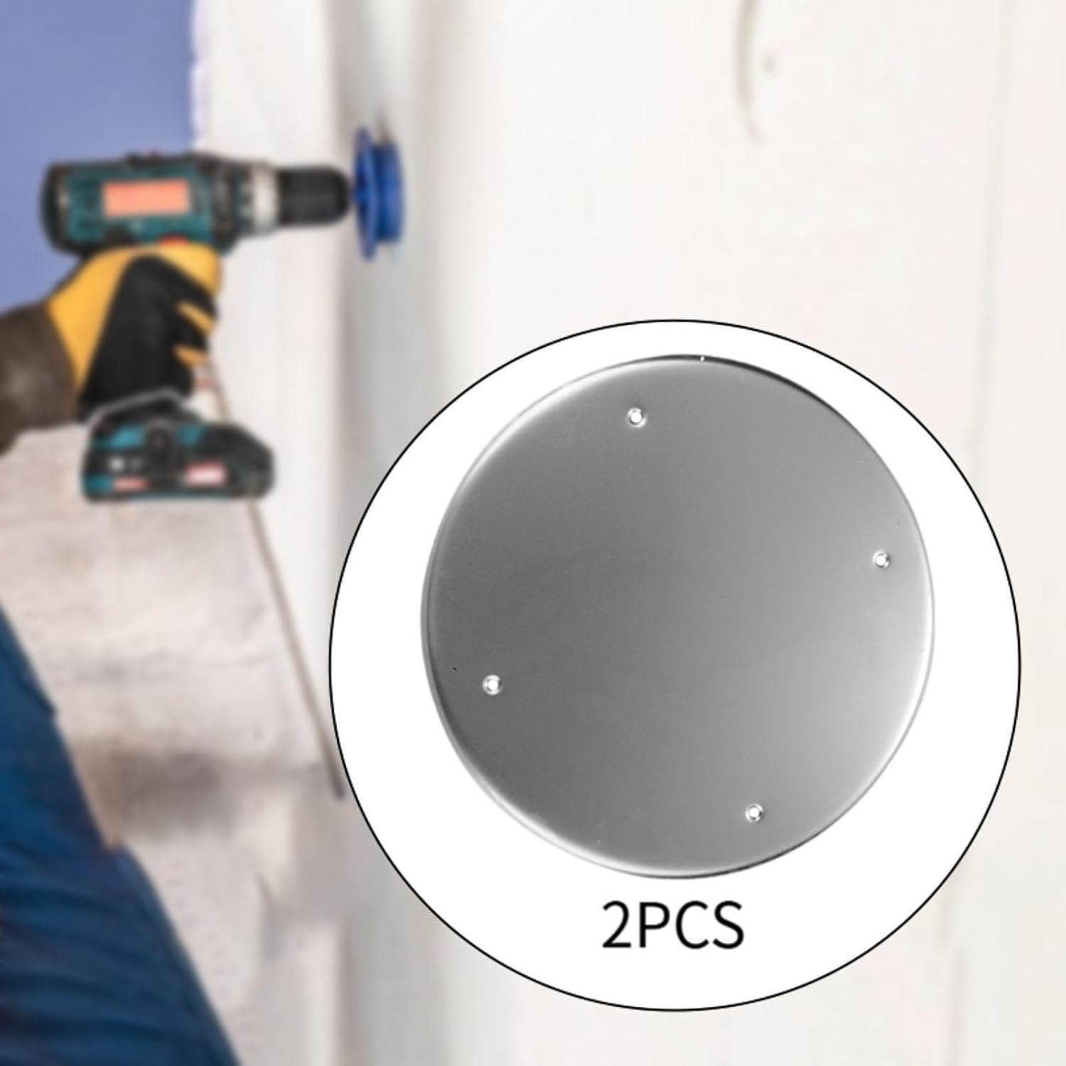 2x Drywall Sander Pads Replacement Accessory Easy Install High Performance Wall Smoothing Machine Spare Parts- Iron