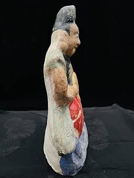 古い 土人形 恵比寿さん 古美術 古道具 アンティーク オブジェ Vintage Japanese Folk Art: 恵比寿天