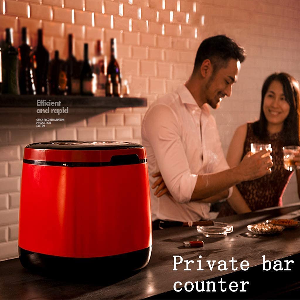 2 In 1 Automatic Ice Cube Maker Portable Small Counter Electric Home Use Kitchen Bars Coffee Shop Tap on Fridge.com - View 3
