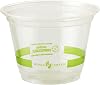 World Centric CP-CS-9Q 100% Compostable Ingeo Squat Cold Cups, 9 oz., Clear Pack of 1000
