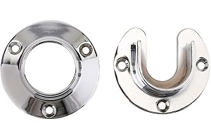 Closet Pro HD CD-0010-CH Heavy Duty Closet Pole Sockets