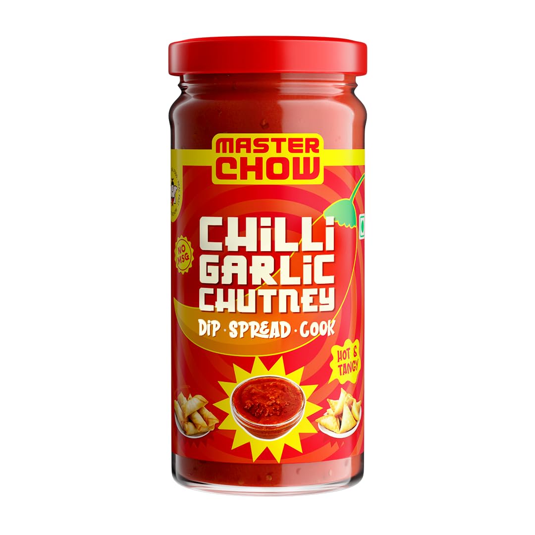 Chilli Garlic Chutney (250g) | Made with Fresh Tomatoes & Red Chilies