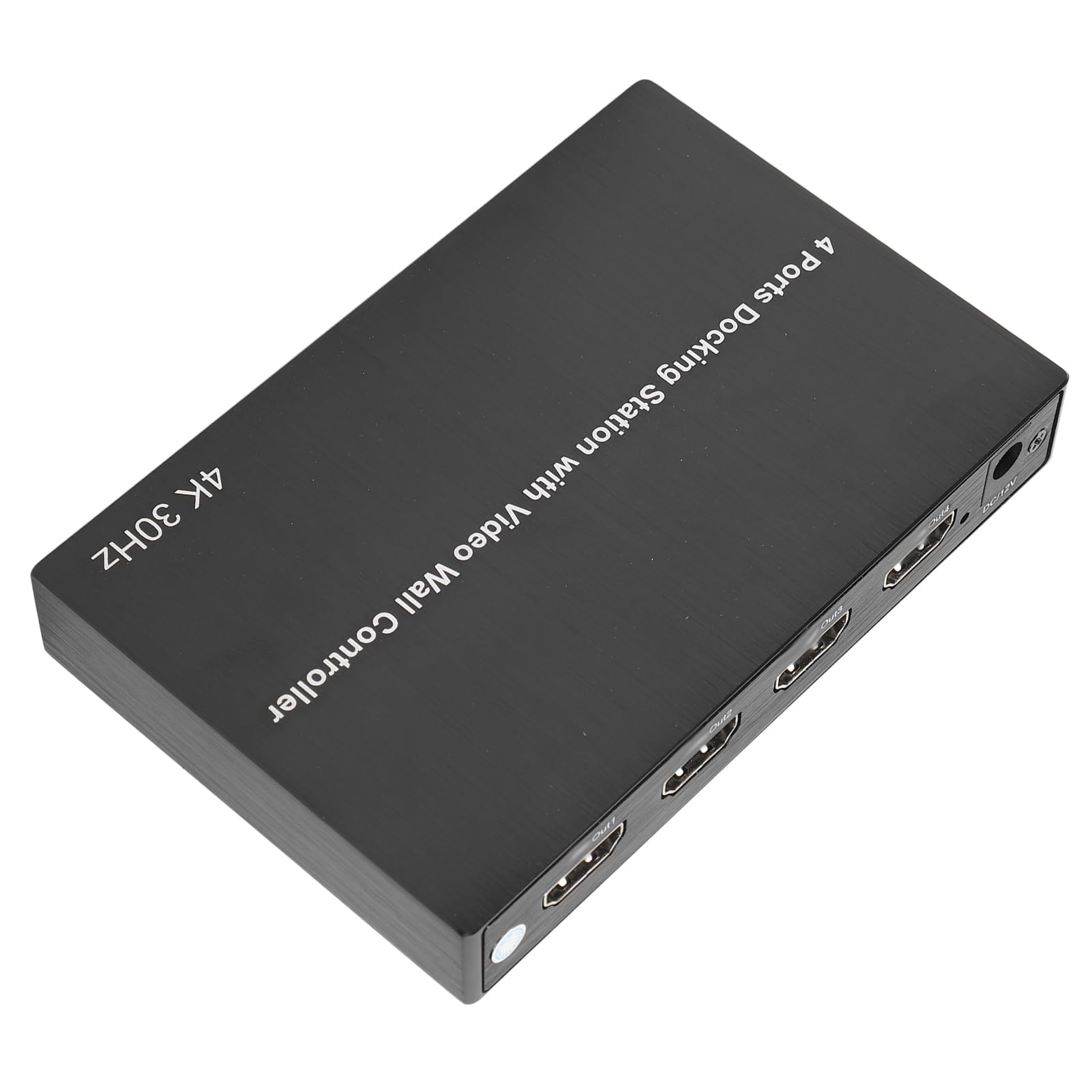 Gugxiom Adattatore da USB 3.0 a Quad HDMI, 4K30Hz X 2 HDMI Hub per Monitor Multipli, 1080p60Hz X 2 con Trasferimento Ad Alta velocità di Tipo C 3.0 (Spina europea)