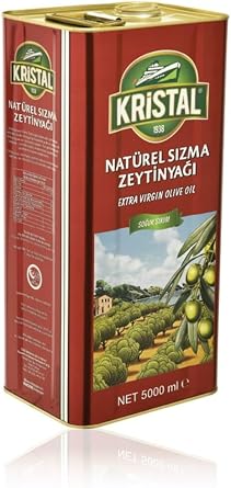 Crystal-Natural Extra Virgin Olive Oil 5 L Tin Dg