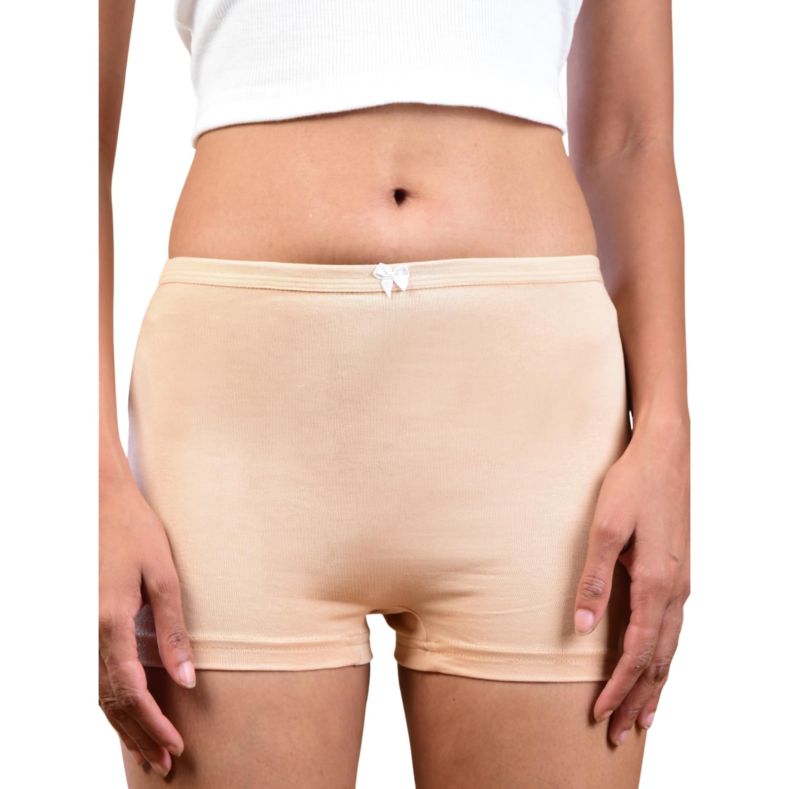 eloria Comfortable Boyshorts for Women & Teens Black Cotton Lycra | Stretchable, Seamless, and Ideal for Daily Innerwear-picture-13