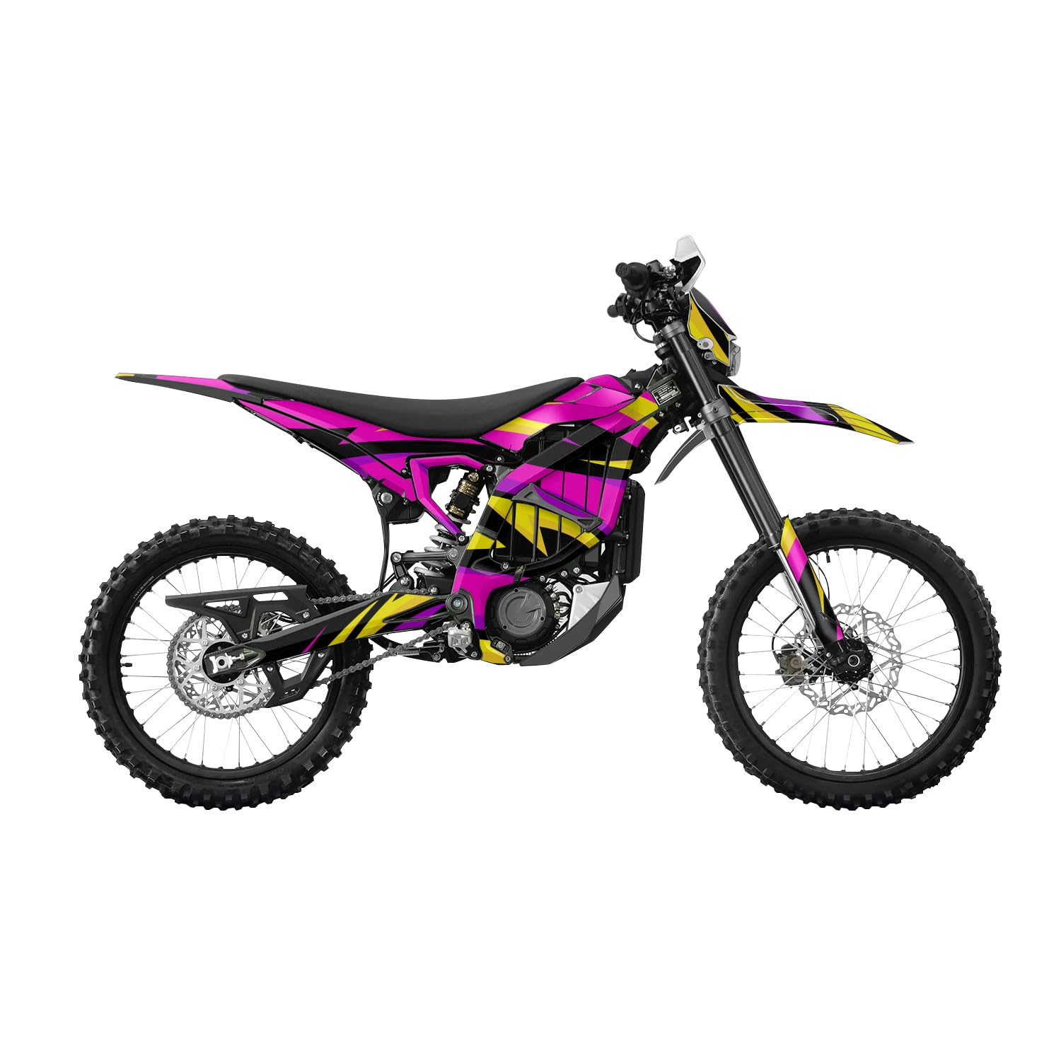 Surron Ultra Bee Graphics Kit Wrap - Tribal Magenta - Sur-Ron Skin - Premium 3M Vinyl Protective Wrap Decal Cover - Easy to Apply | Crafted in The USA by MightySkins