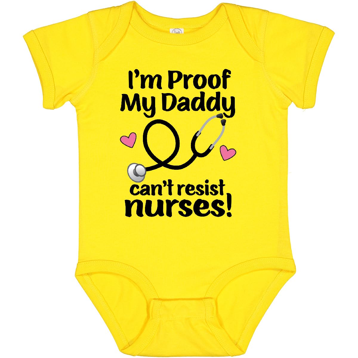 inktastic Nurse Mommy Daddy Can't Resist Nurses Baby Bodysuit