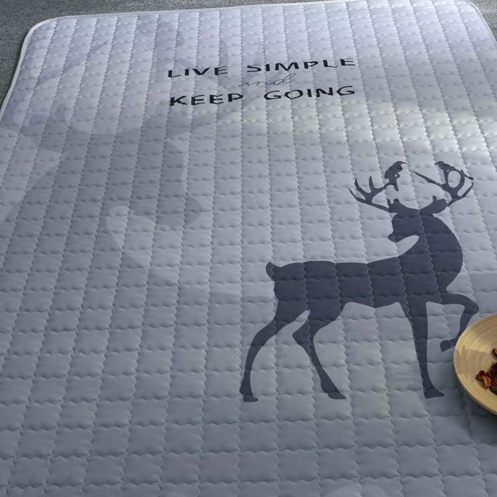 Tapis camping Nappe pique-nique Imperméable Tapis d'extérieur 200cm x 170cm Épaisseur 4-7 mm Séchage rapide Isolé taffetas de polyester Tissu Oxford tente jardin yoga Voyage plage Tapis pour enfant