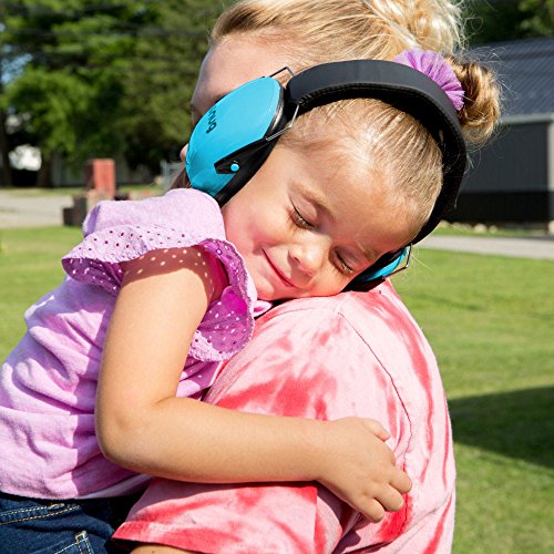 Snug Kids Ear Protection - Noise Cancelling Sound Proof Earmuffs/Headphones for Toddlers, Children & Adults (Aqua)