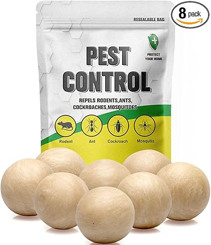 Pest Control, Mouse Repellent Indoor, Rodent Repellent Outdoor, Spider Repellent Indoor, Rat Repellent, Mice Repellent Indoor, Repel Ants, Roaches, Spiders, Moths & Other Pests-8P