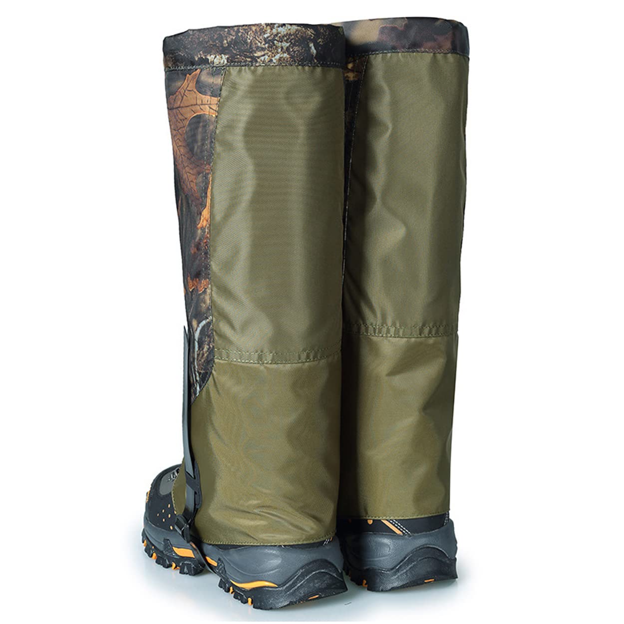 LANGWEI Guêtres De Jambe Camo, Guêtres De Botte De Neige Imperméables, Guêtres De Serpent Anti-Déchirure pour Hommes Femmes Chasse Camping Marche Escalade Ski