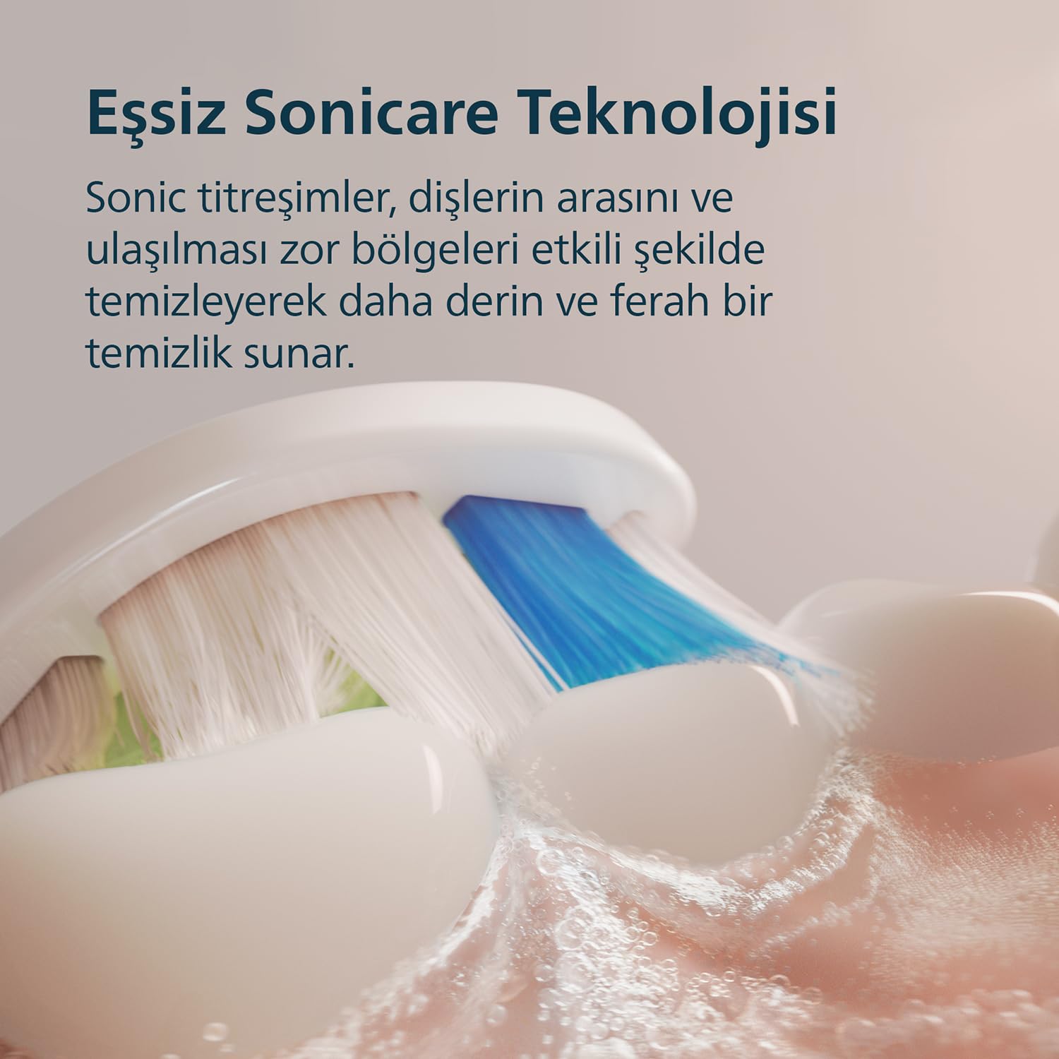 Philips Sonicare 5300 Spazzolino Elettrico Bianco HX7108/03 Con Custodia + 2 Testine, Tecnologia Sonicare di Nuova Generazione