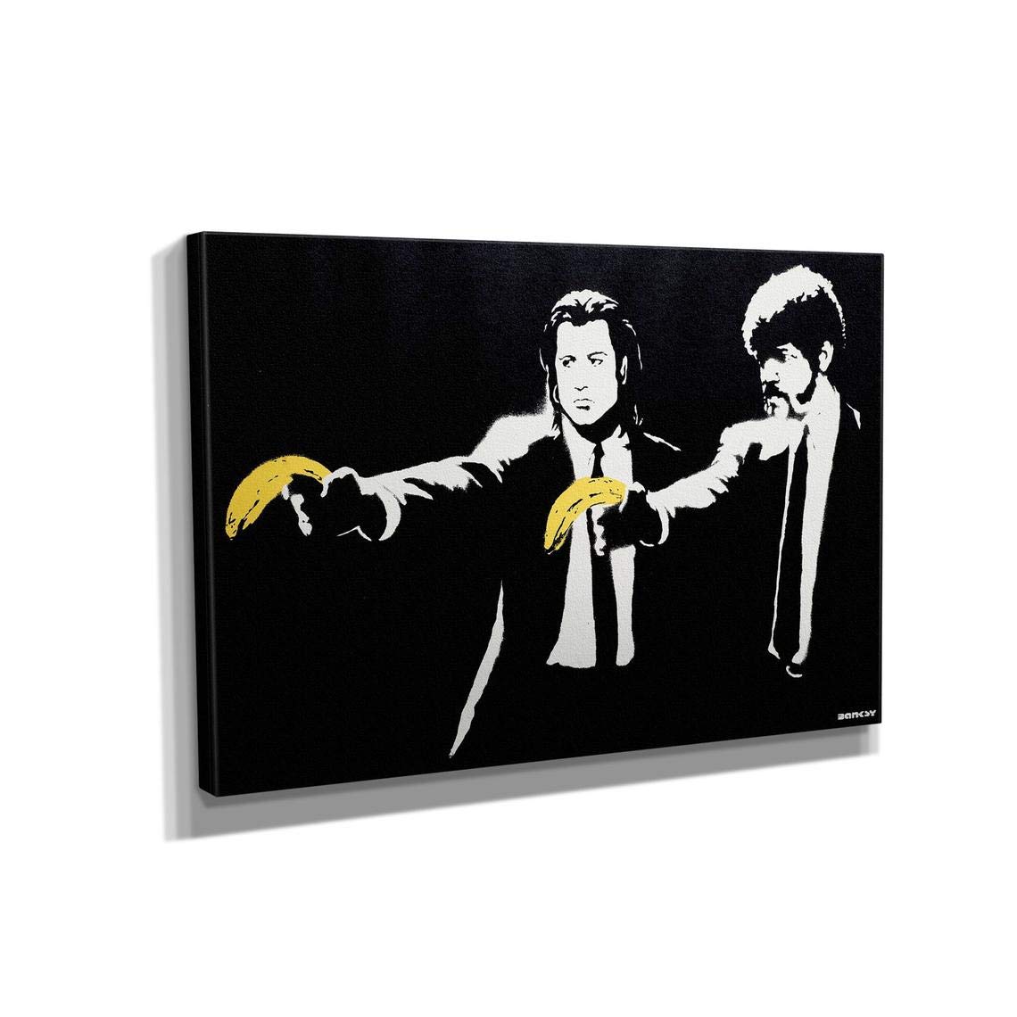 Amazon.com: Banksy Pulp Fiction - Vincent and Jules Retro Banana
