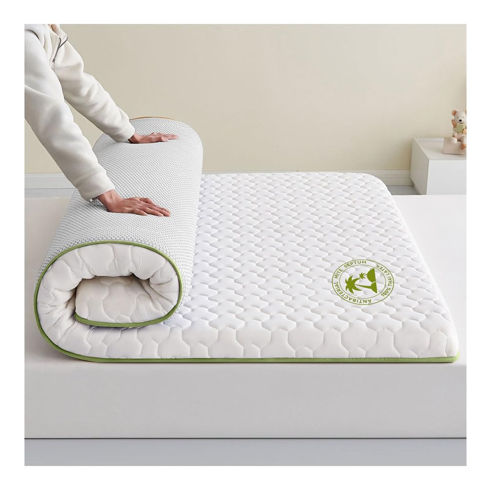 Ghygetrich Mattress Topper, Single Mattress Double Mattresses Double Mattress Topper Single Mattress Topper Foldable Mattress C3 90x200cm