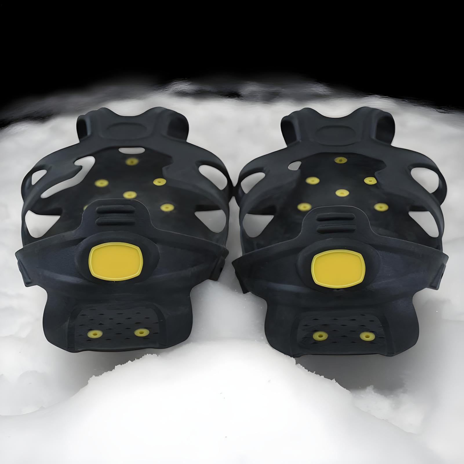 Ice Cleats Traction Snow Shoe Grips, antypoślizgowe buty kolce kolce dla mężczyzn i kobiet, turystyka, spacery, wędkarstwo, zima, wspinaczka, dachowanie, wspinaczka, góry, na zewnątrz